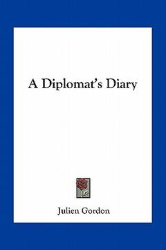 portada a diplomat's diary (en Inglés)