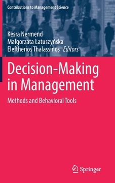 portada Decision-Making in Management: Methods and Behavioral Tools (en Inglés)