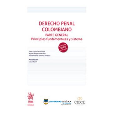 portada Derecho penal Colombiano parte general. Principios f (in Spanish)