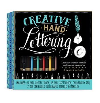 portada Creative Hand Lettering Kit: Learn to Create Beautiful Hand-Lettered Pieces of art (en Inglés)