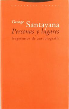 portada Personas y Lugares: Fragmentos de Autobiografia (in Spanish)