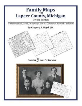 portada Family Maps of Lapeer County, Michigan (en Inglés)