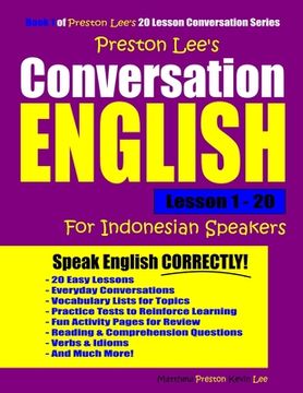 portada Preston Lee's Conversation English For Indonesian Speakers Lesson 1 - 20 (en Inglés)