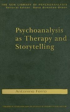 portada psychoanalysis as therapy and story-telling (in English)