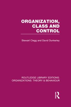 portada organization, class and control (rle: organizations) (en Inglés)