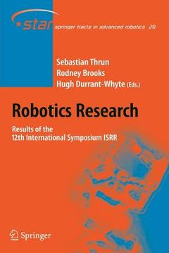 portada robotics research: results of the 12th international symposium isrr (en Inglés)