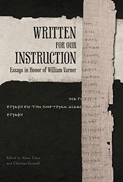 portada Written for our Instruction: Essays in Honor of William Varner (en Inglés)