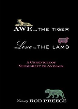 portada awe for the tiger, love for the lamb: a chronicle of sensibility to animals (in English)