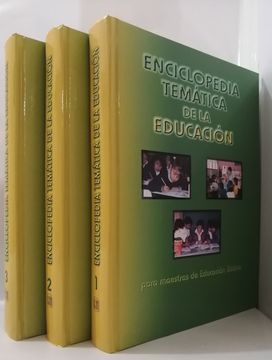 portada Enciclopedia temática de la educacion 3 tomos