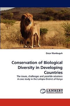 portada conservation of biological diversity in developing countries (en Inglés)