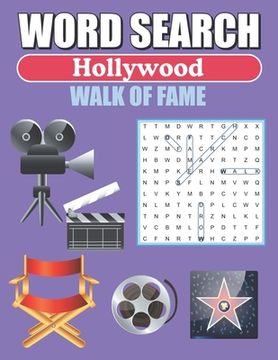 portada Word Search Hollywood Walk Of Fame: Large Print Word Find Puzzles (en Inglés)