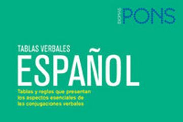portada Tablas verbales Español. Nueva edición (Pons - Tablas Verbales) (in Spanish)