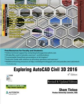 portada Exploring AutoCAD Civil 3D 2016, 6th Edition