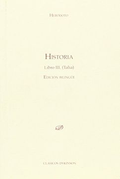 portada Historia. Libro Iii. Talía (in Spanish)