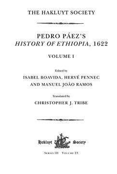portada Pedro Páez's History of Ethiopia, 1622 (en Inglés)