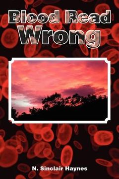portada blood read wrong (en Inglés)