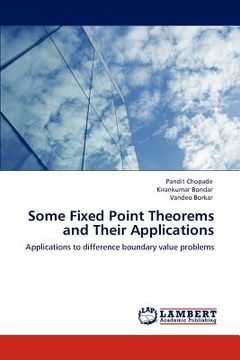 portada some fixed point theorems and their applications (in English)