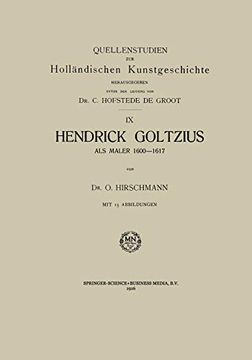 portada Hendrick Goltzius ALS Maler, 1600-1617 (en Alemán)