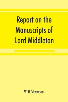 portada Report on the manuscripts of Lord Middleton (en Inglés)