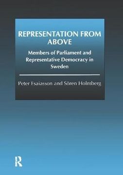 portada Representation from Above: Members of Parliament and Representative Democracy in Sweden (in English)
