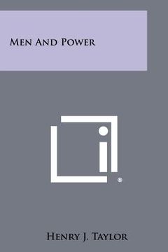 portada men and power (en Inglés)