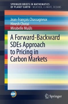 portada A Forward-Backward Sdes Approach to Pricing in Carbon Markets (Mathematics of Planet Earth) 
