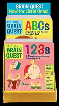 portada My First Brain Quest Abcs & 123S 8-Copy Mixed Counter Display: An Alphabet Book: With Questions to Make Learning fun (in English)