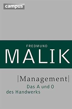 portada Management: Das a und o des Handwerks (Management: Komplexität Meistern (Malik)) (in German)