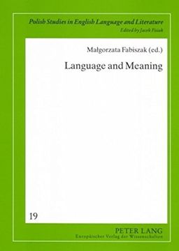portada Language and Meaning: Cognitive and Functional Perspectives (Polish Studies in English Language & Literature)