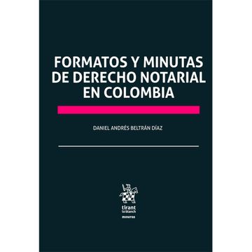portada Formatos y minutas de Derecho Notarial en Colombia