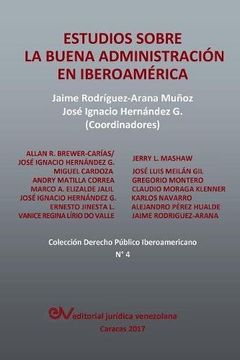 portada Estudios Sobre la Buena Administración en Iberoamérica (in Spanish)