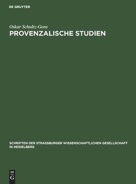 portada Provenzalische Studien (en Alemán)
