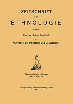 portada Zeitschrift für Ethnologie Organ der Berliner Gesellschaft für Anthropologie, Ethnologie und Urgeschichte (in German)