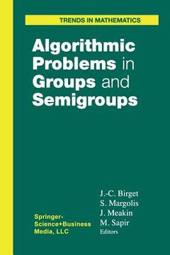portada Algorithmic Problems in Groups and Semigroups (en Inglés)