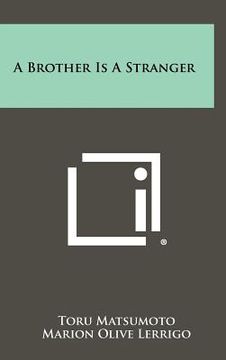 portada a brother is a stranger (in English)