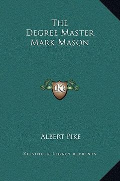 portada the degree master mark mason (in English)