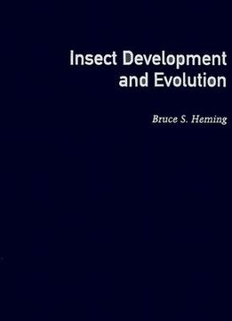portada insect development and evolution (en Inglés)