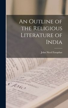 portada An Outline of the Religious Literature of India (en Inglés)