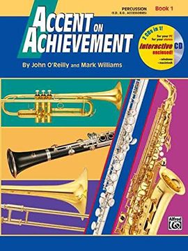 portada Accent on Achievement, Bk 1: Percussion---Snare Drum, Bass Drum & Accessories, Book & CD