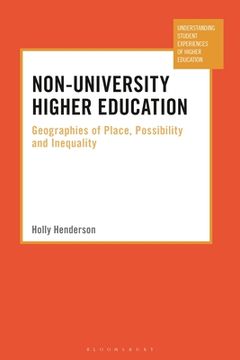 portada Non-University Higher Education: Geographies of Place, Possibility and Inequality