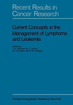 portada current concepts in the management of lymphoma and leukemia (en Inglés)