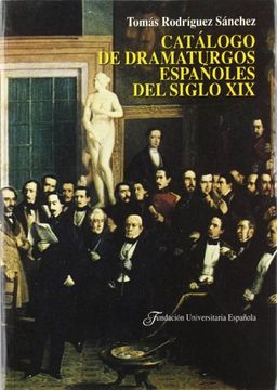 portada catalogo de dramaturgos españoles del siglo xix