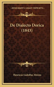 portada De Dialecto Dorica (1843) (in Latin)