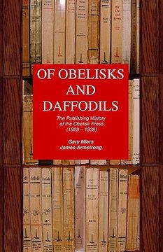 portada of obelisks and daffodils (in English)