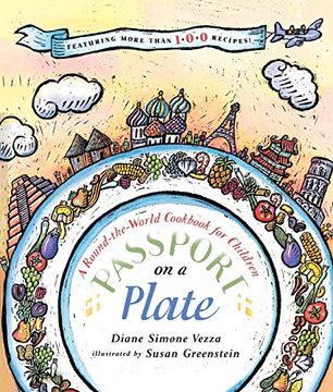 portada Passport on a Plate: A Round-The-World Cookbook for Children (en Inglés)