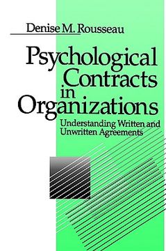 portada psychological contracts in organizations: understanding written and unwritten agreements