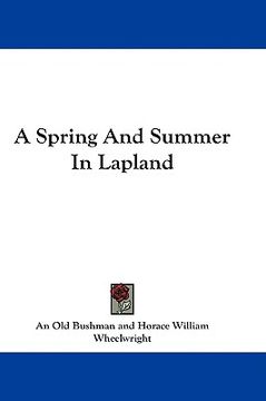 portada a spring and summer in lapland (en Inglés)