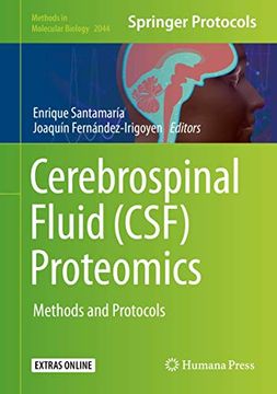 portada Cerebrospinal Fluid (Csf) Proteomics: Methods and Protocols (in English)