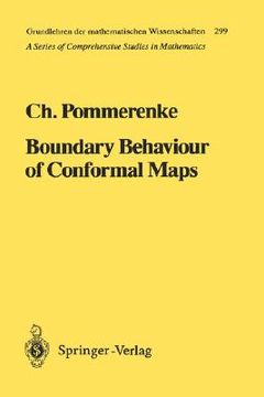 portada boundary behaviour of conformal maps (en Inglés)