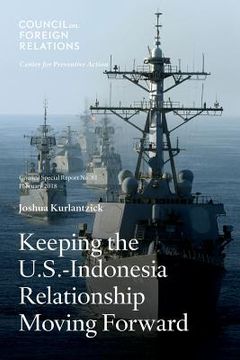 portada Keeping the U.S.-Indonesia Relationship Moving Forward (en Inglés)